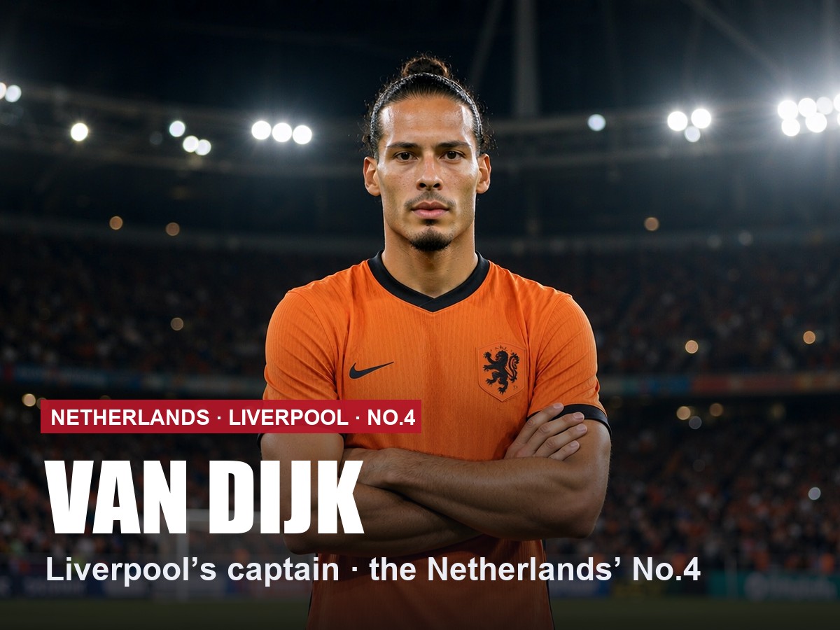 Virgil van Dijk Liverpool number 4 shirt, 2026/27 season