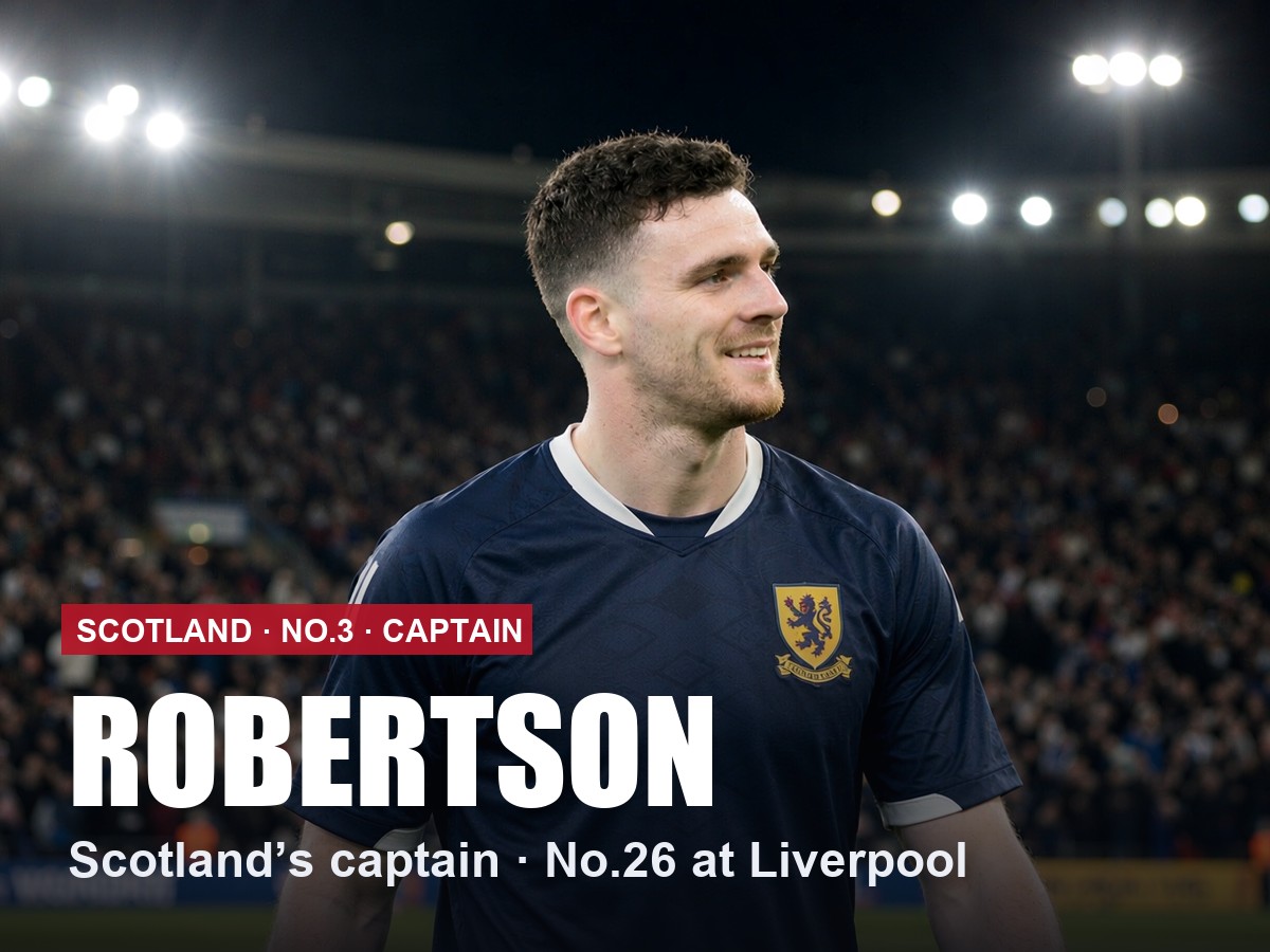 Andrew Robertson Tottenham Hotspur number 3 shirt, 2026/27 season