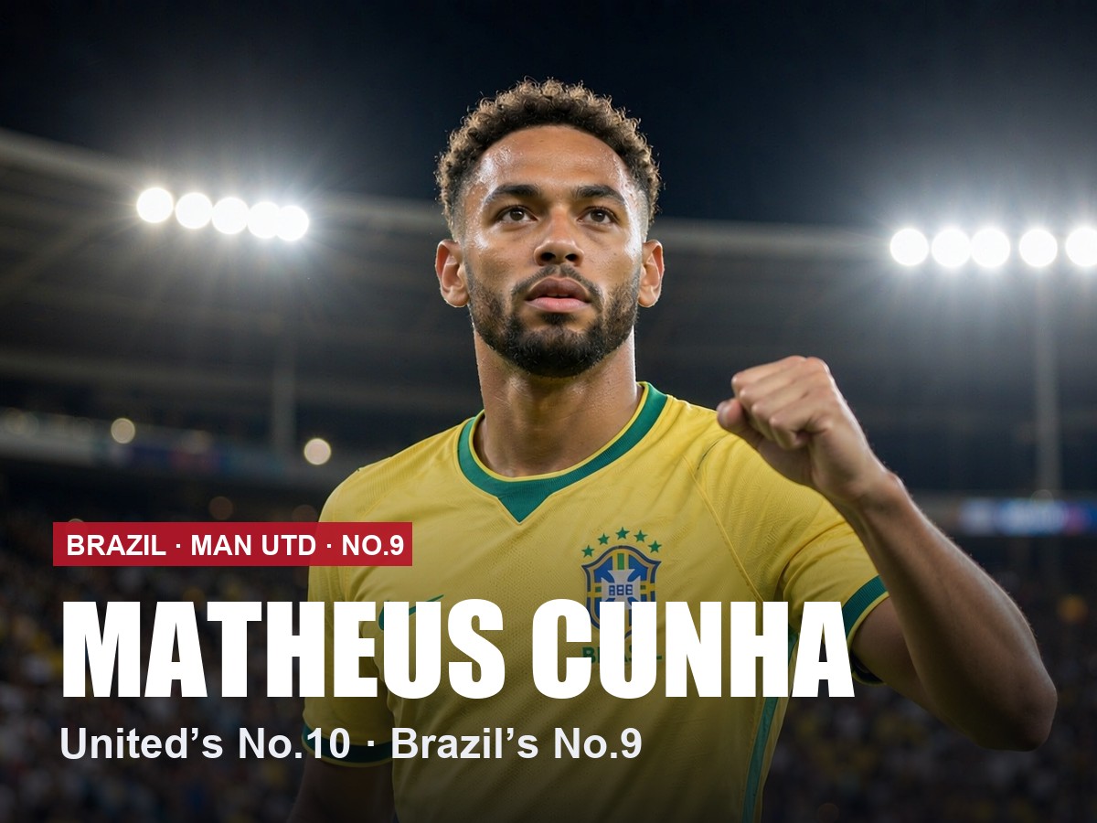 Matheus Cunha Manchester United number 10 shirt, 2026/27 season