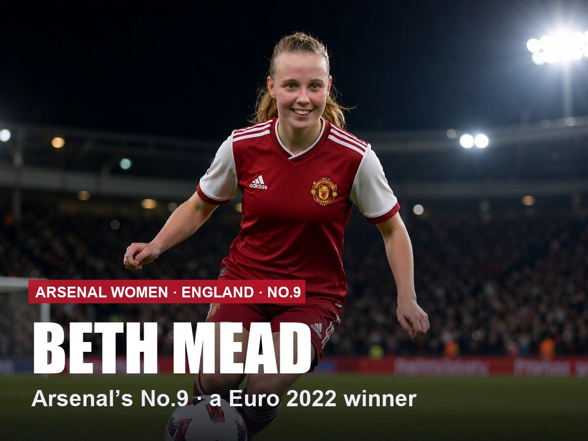 Beth Mead Arsenal Women number 9 shirt, 2026/27 season