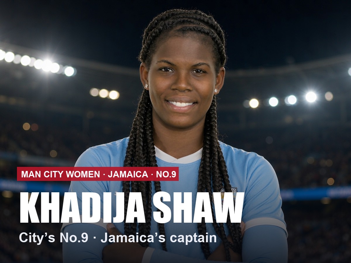 Khadija Shaw Manchester City Women number 9 shirt, 2026/27 season