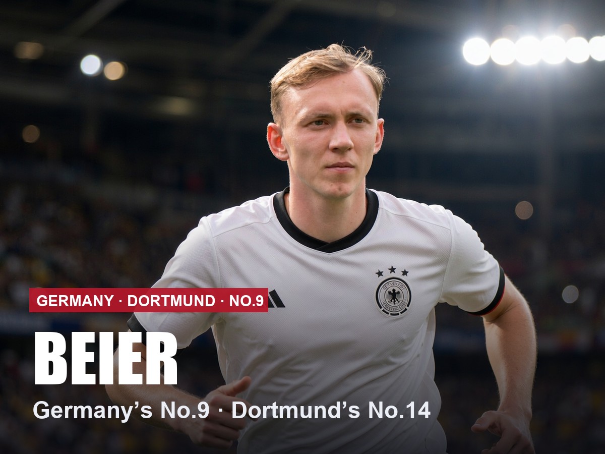 Maximilian Beier Borussia Dortmund number 9 shirt, 2026/27 season