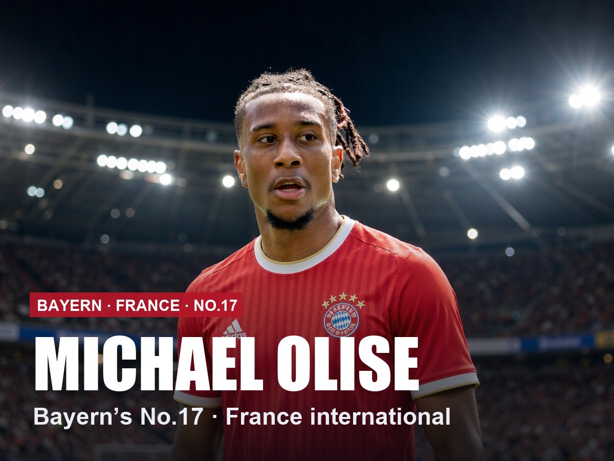 Michael Olise Bayern Munich number 17 shirt, 2026/27 season