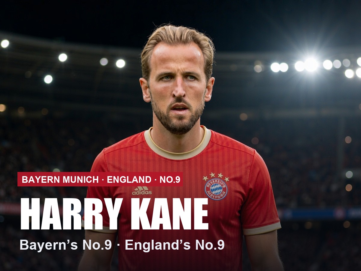 Harry Kane Bayern Munich number 9 shirt, 2026/27 season