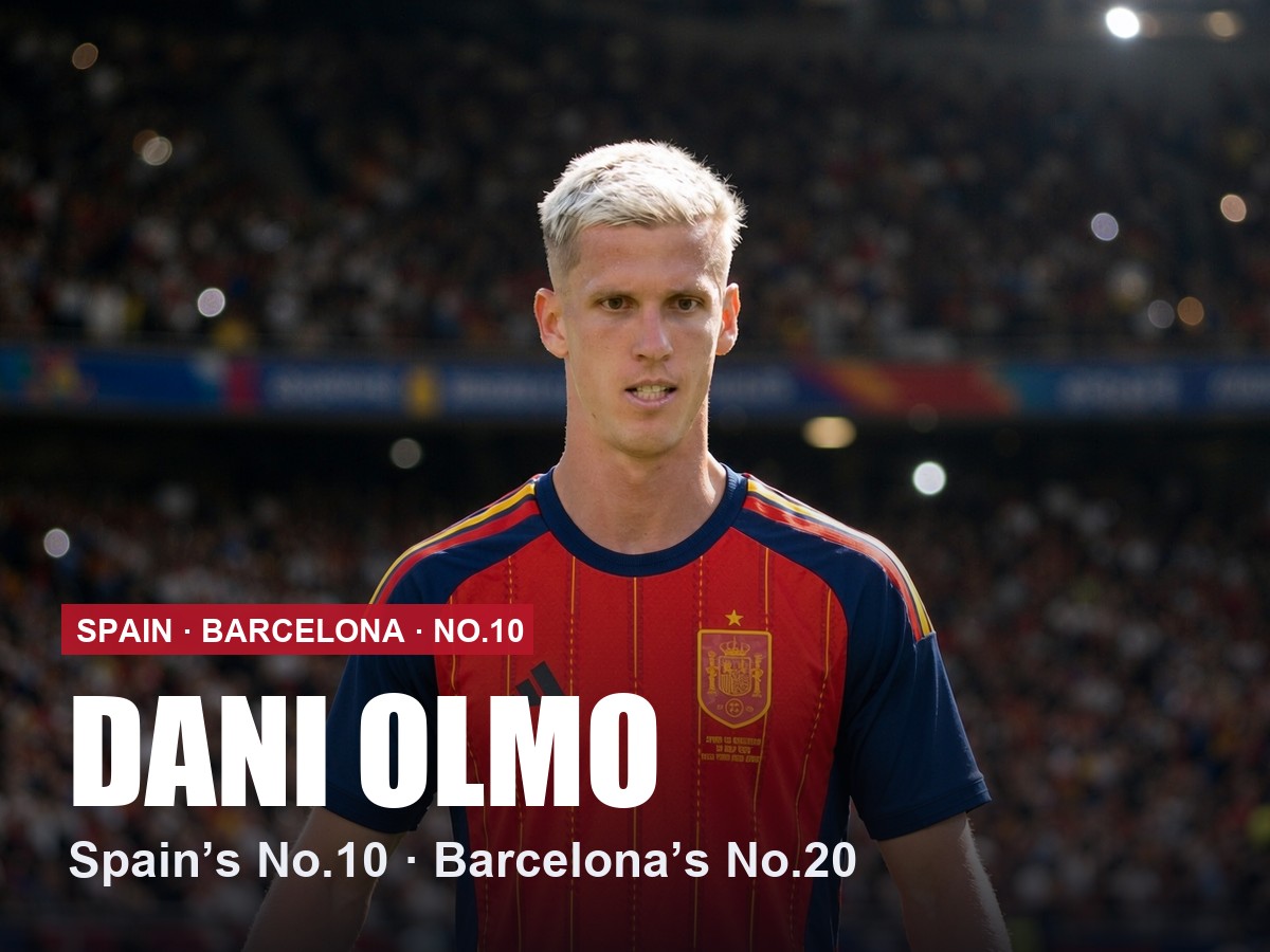 Dani Olmo Barcelona number 10 shirt, 2026/27 season