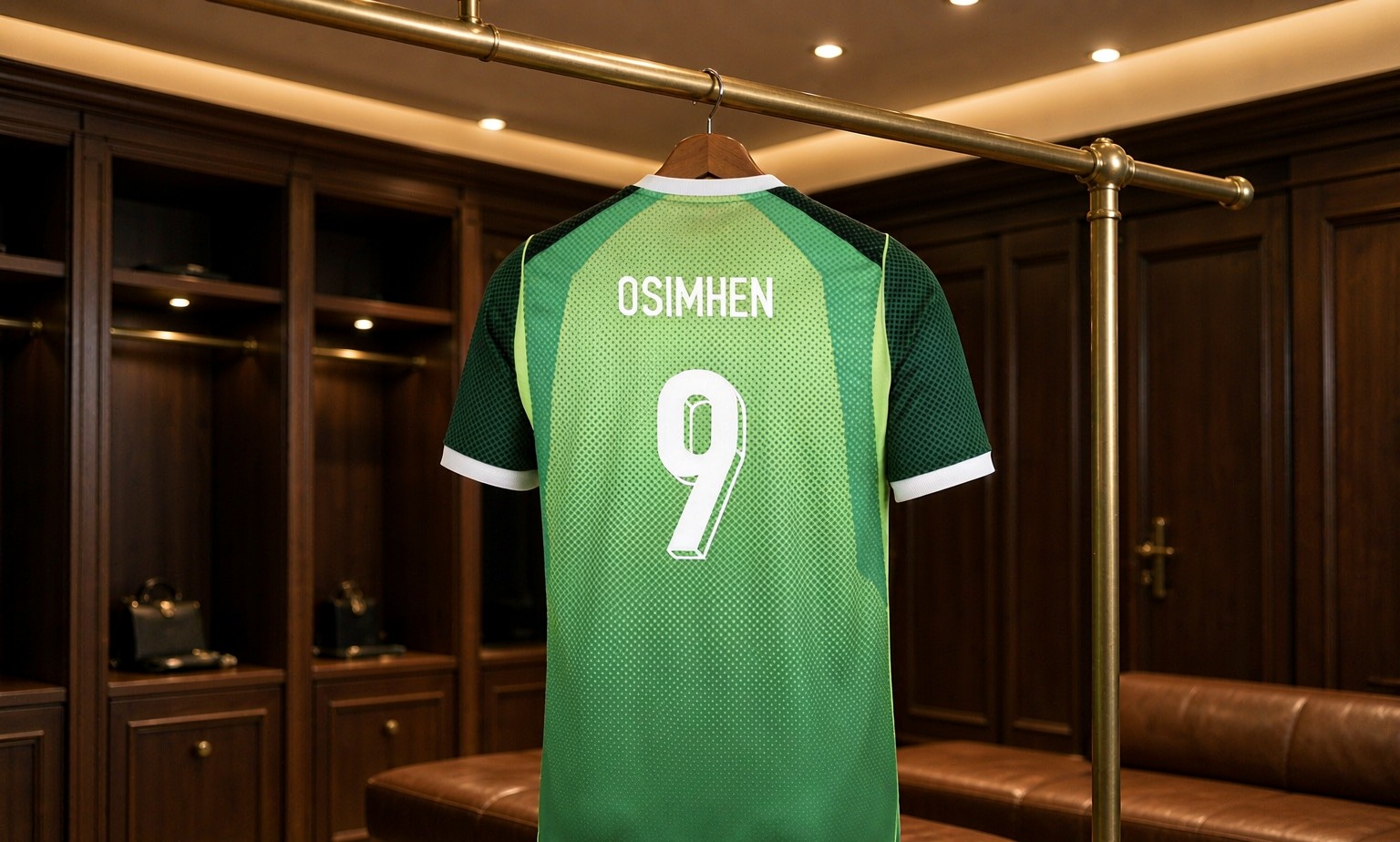 Our 2026/27 Galatasaray No.45 shirt in the dressing room