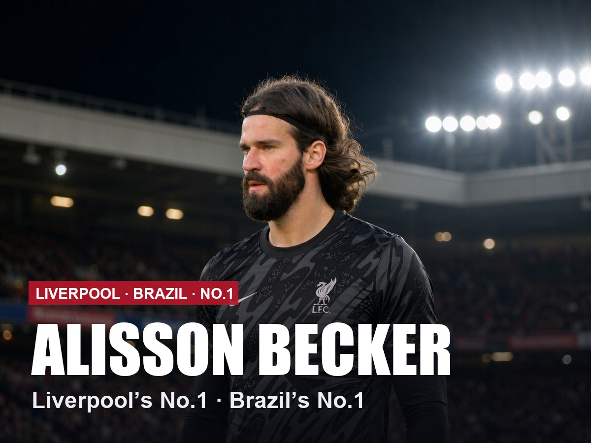 Alisson Becker Liverpool number 1 shirt, 2026/27 season