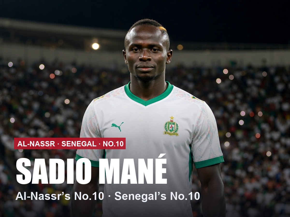 Sadio Mane Al-Nassr number 10 shirt, 2026/27 season