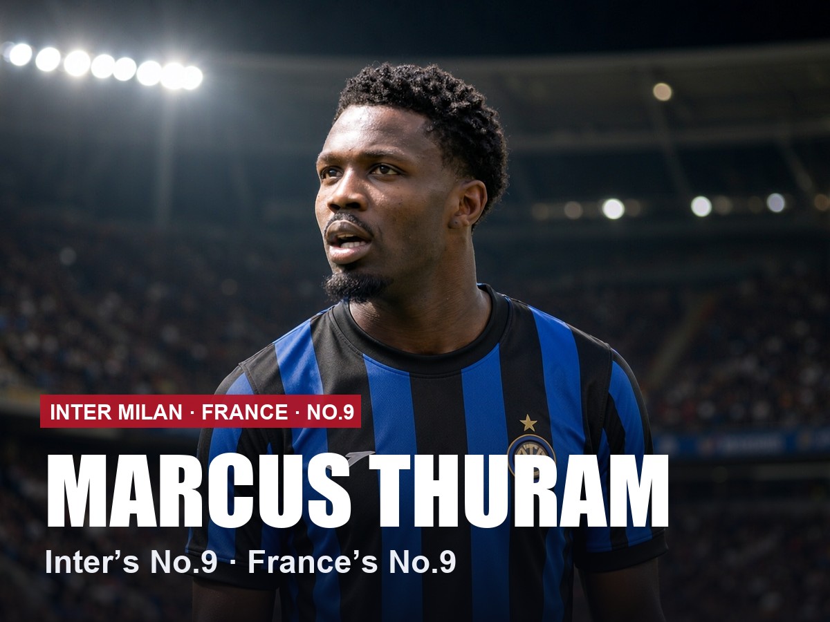 Marcus Thuram Inter Milan number 9 shirt, 2026/27 season