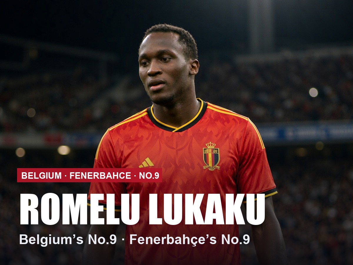 Romelu Lukaku Belgium number 9 shirt, 2026/27 season