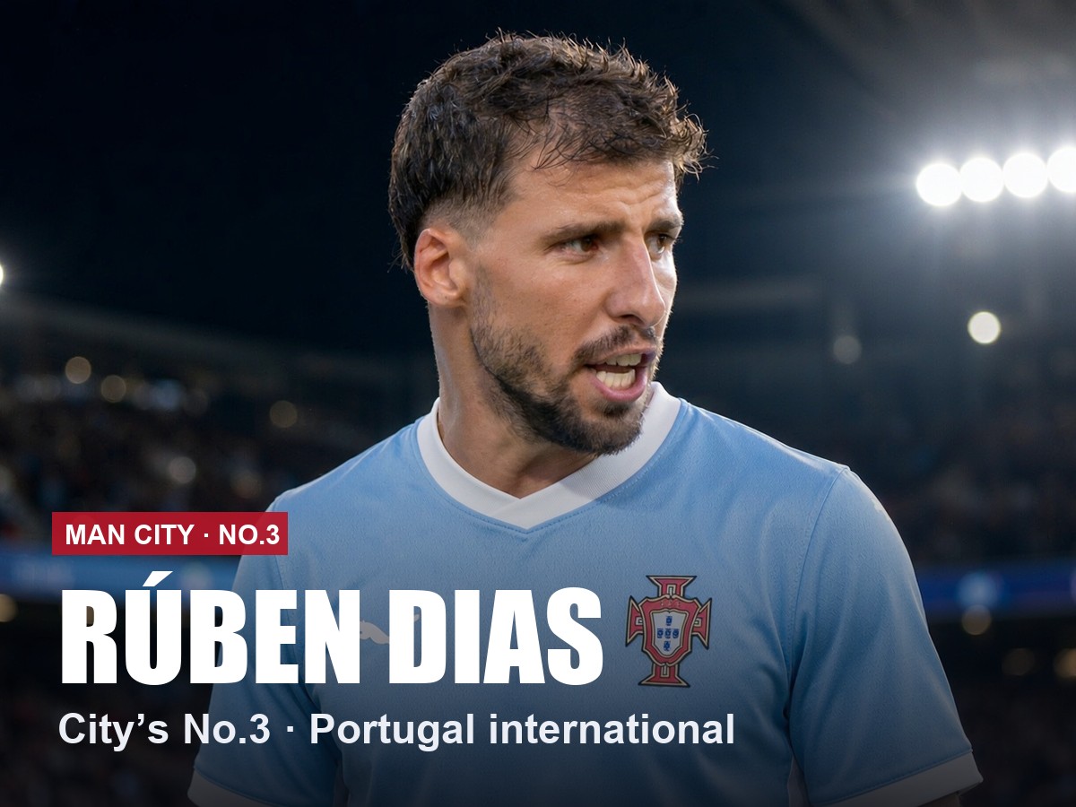 Rúben Dias Manchester City number 3 shirt, 2026/27 season
