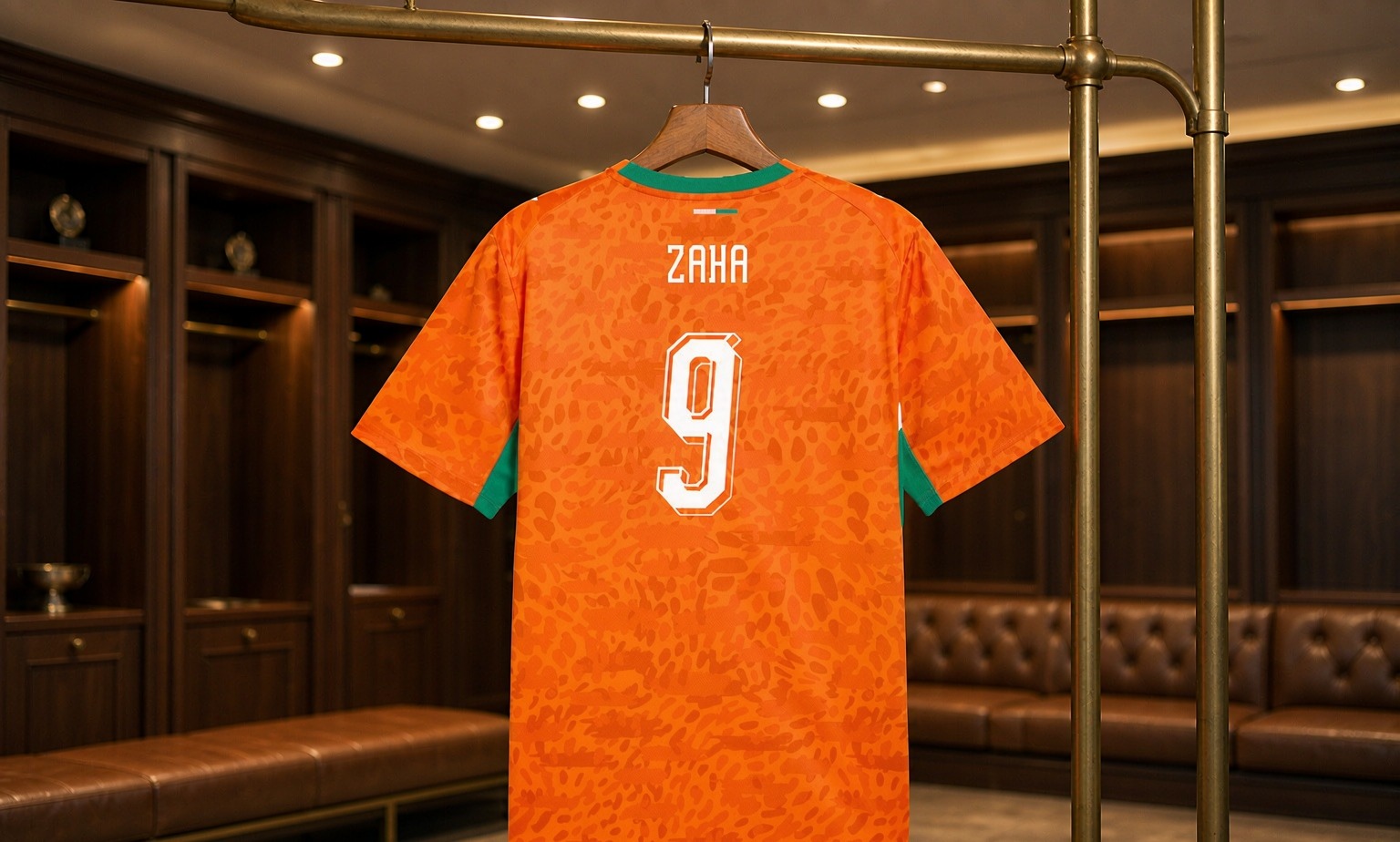 Our 2026/27 Crystal Palace No.11 shirt in the dressing room