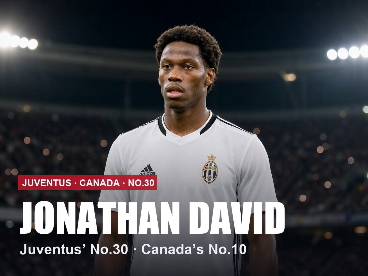 Jonathan David Juventus number 30 shirt, 2026/27 season
