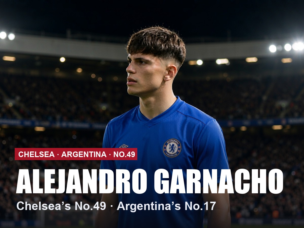 Alejandro Garnacho Chelsea number 49 shirt, 2026/27 season