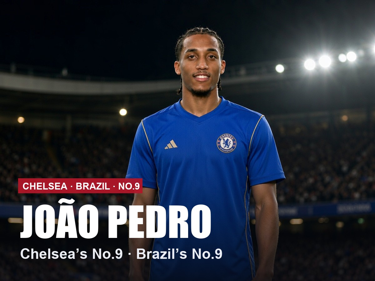 Joao Pedro Chelsea number 9 shirt, 2026/27 season