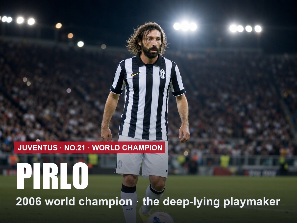 Andrea Pirlo Juventus number 21 shirt, 2026/27 season