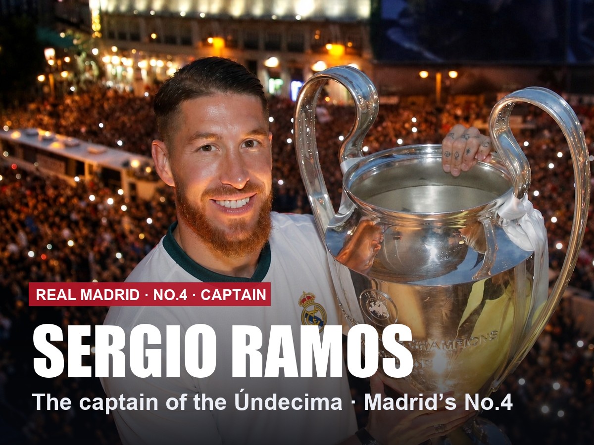 Sergio Ramos Real Madrid number 4 shirt, 2026/27 season