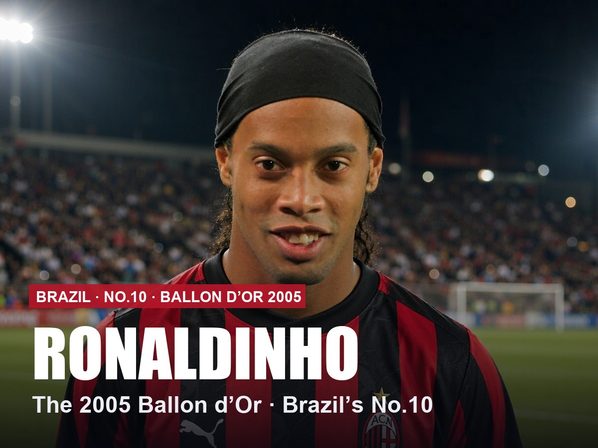 Ronaldinho Brazil number 10 shirt, 2026/27 season