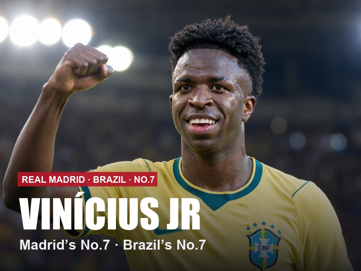 Vinícius Júnior Real Madrid number 7 shirt, 2026/27 season