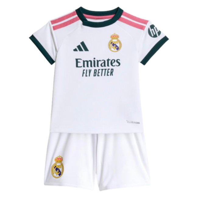 Shop 2026-2027 Real Madrid Home Baby Kit (Bellingham 5) | Fan Jersey-Pro Kit Vault | Brand New 26/27 Sports Jerseys