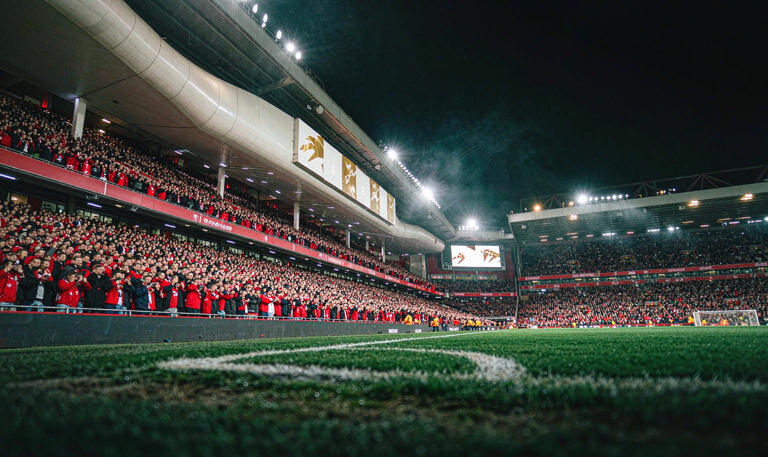 Anfield at night - Champions League