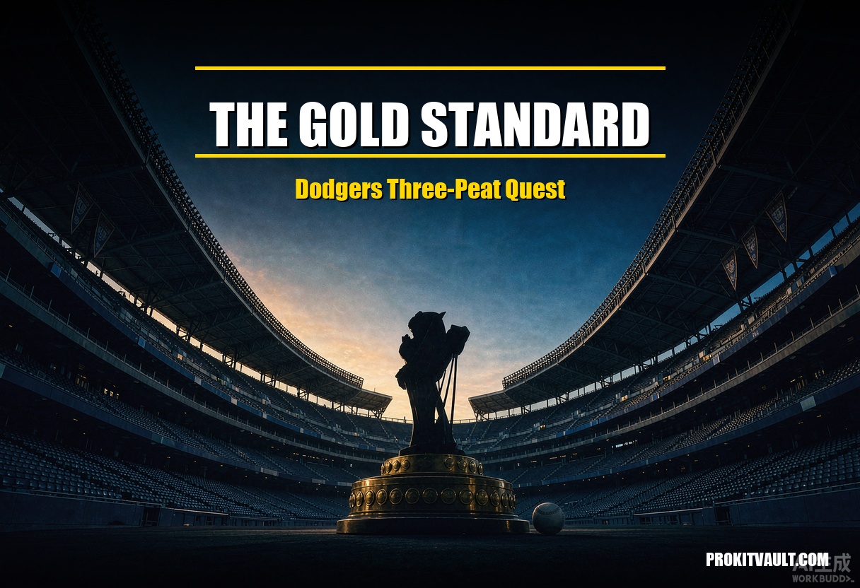 Dodgers Three-Peat Quest 2026 Gold Collection spotlight cover