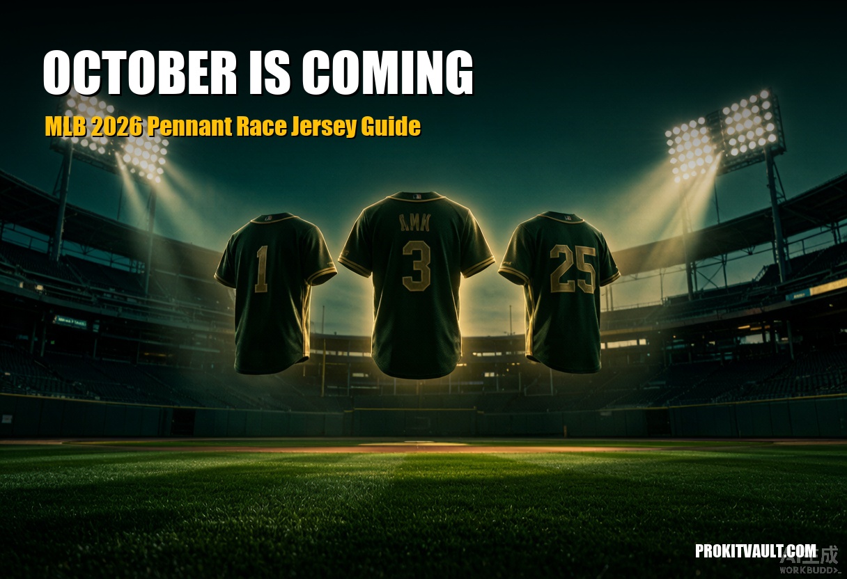 October Is Coming: 2026 MLB Pennant Race Jersey Guide cover