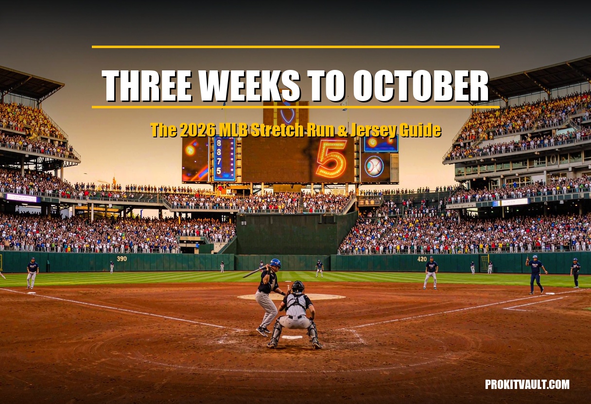 Three Weeks to October: The 2026 MLB Playoff Picture and Stretch-Run Jersey Guide