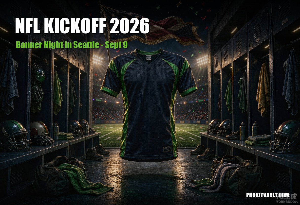NFL Kickoff 2026: Banner Night in Seattle — The Champions' Jerseys and the Opener Week Watch Guide cover