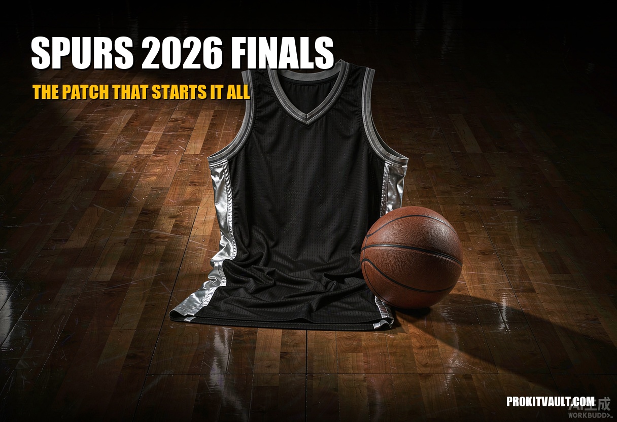 Spurs 2026 Finals patch jerseys