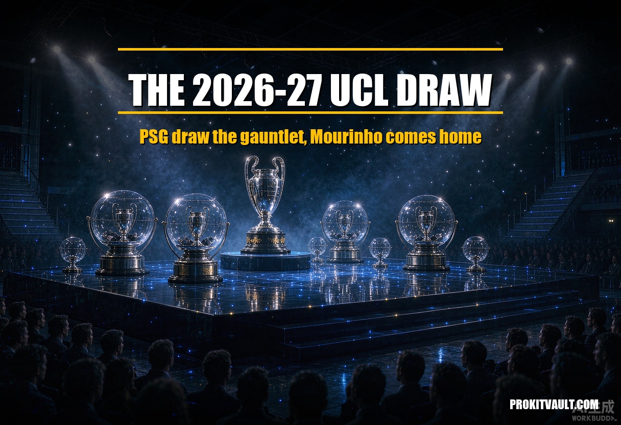 Champions League 2026-27 Draw Reaction: PSG Draw the Gauntlet, Mourinho Comes Home
