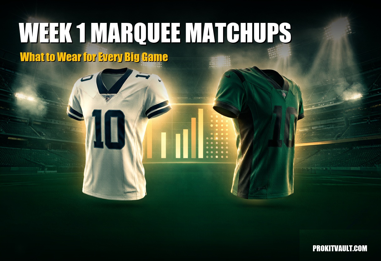 NFL Week 1 marquee matchups: what to wear for every big game