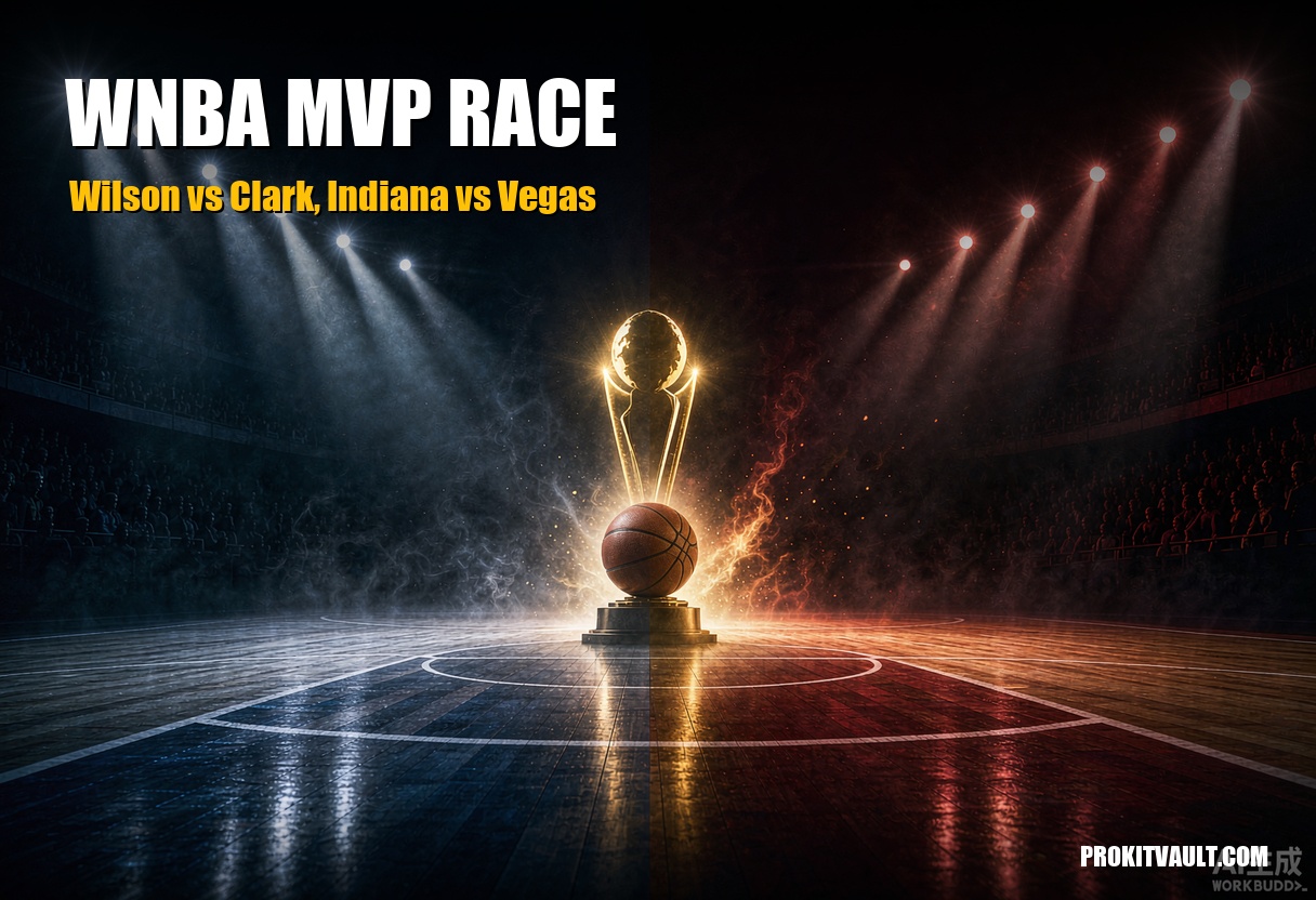 2026 WNBA MVP race A'ja Wilson vs Caitlin Clark spotlight cover
