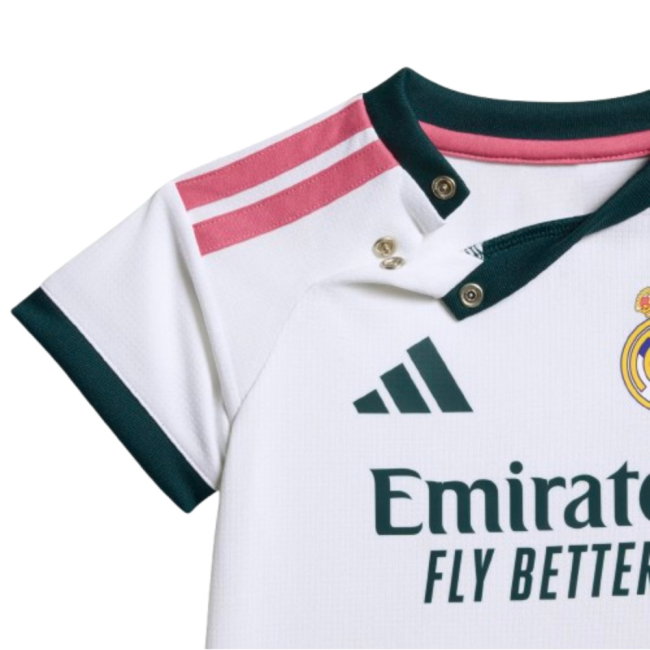 Shop 2026-2027 Real Madrid Home Baby Kit (Bellingham 5) | Fan Jersey-Pro Kit Vault | Brand New 26/27 Sports Jerseys