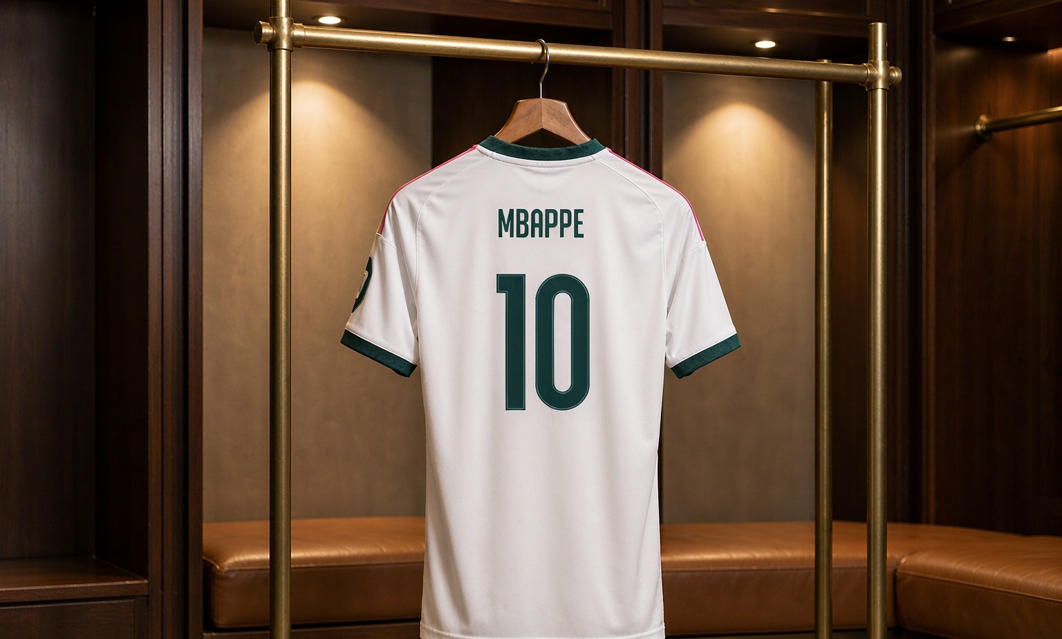 Our 2026/27 Real Madrid No.10 shirt in the dressing room