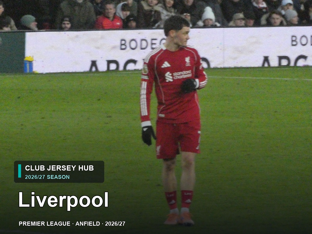 Liverpool 2026/27 club jersey hub cover