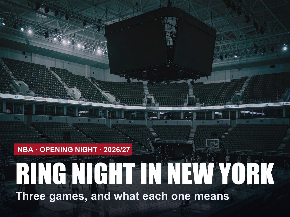 NBA Opening Night 2026: The Three Games, and What Each One Means