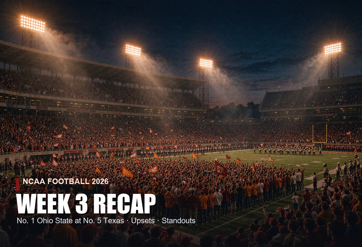 College Football Week 3 Recap 2026: Texas Topples No. 1