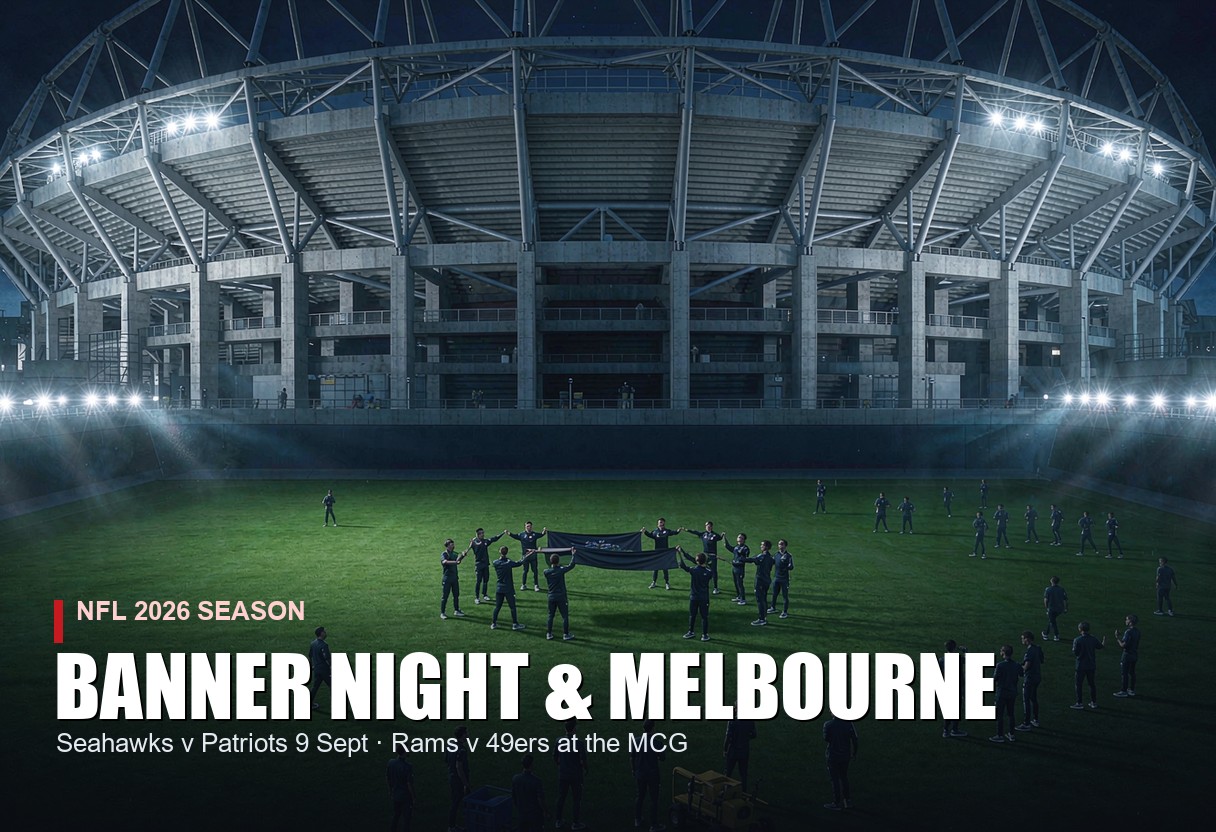 NFL Kickoff 2026: Banner Night, the Melbourne Game, and the Jersey to Wear for Week 1