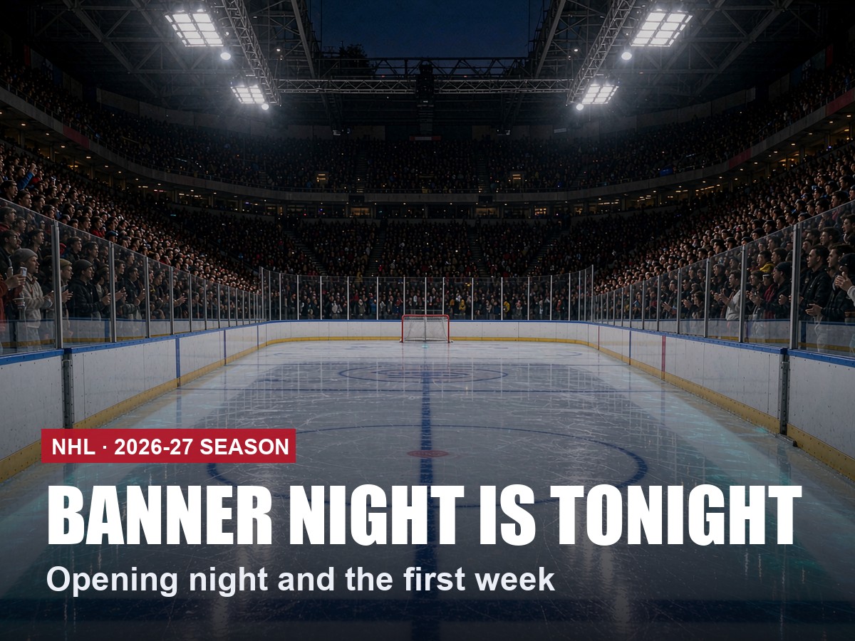 NHL 2026-27: Opening Night, the First Week and the Dates That Matter