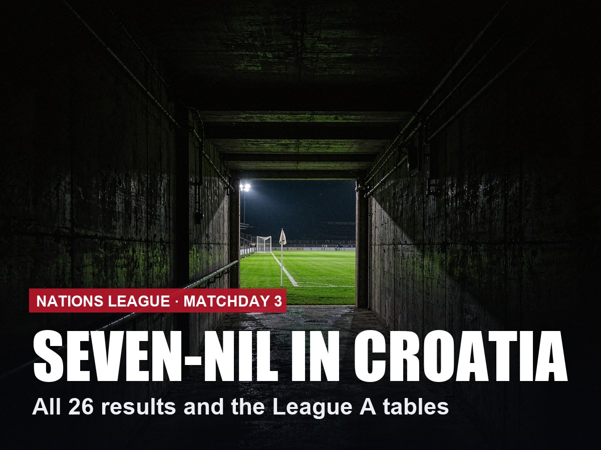 Nations League Matchday 3: All 26 Results and the Halfway Picture