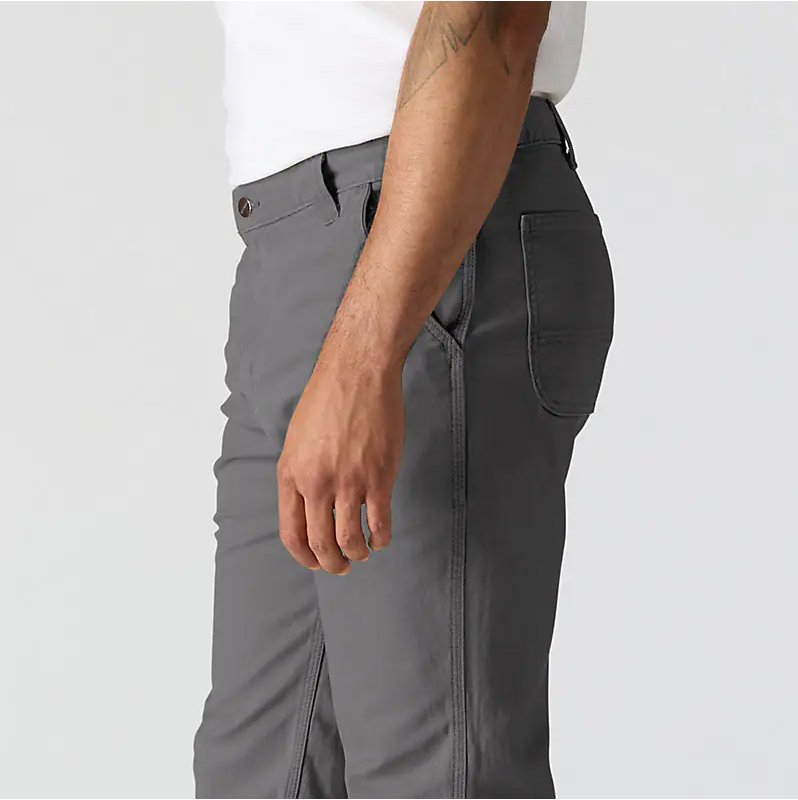 Men's Relaxed Straight Stretch Canvas Work Pants