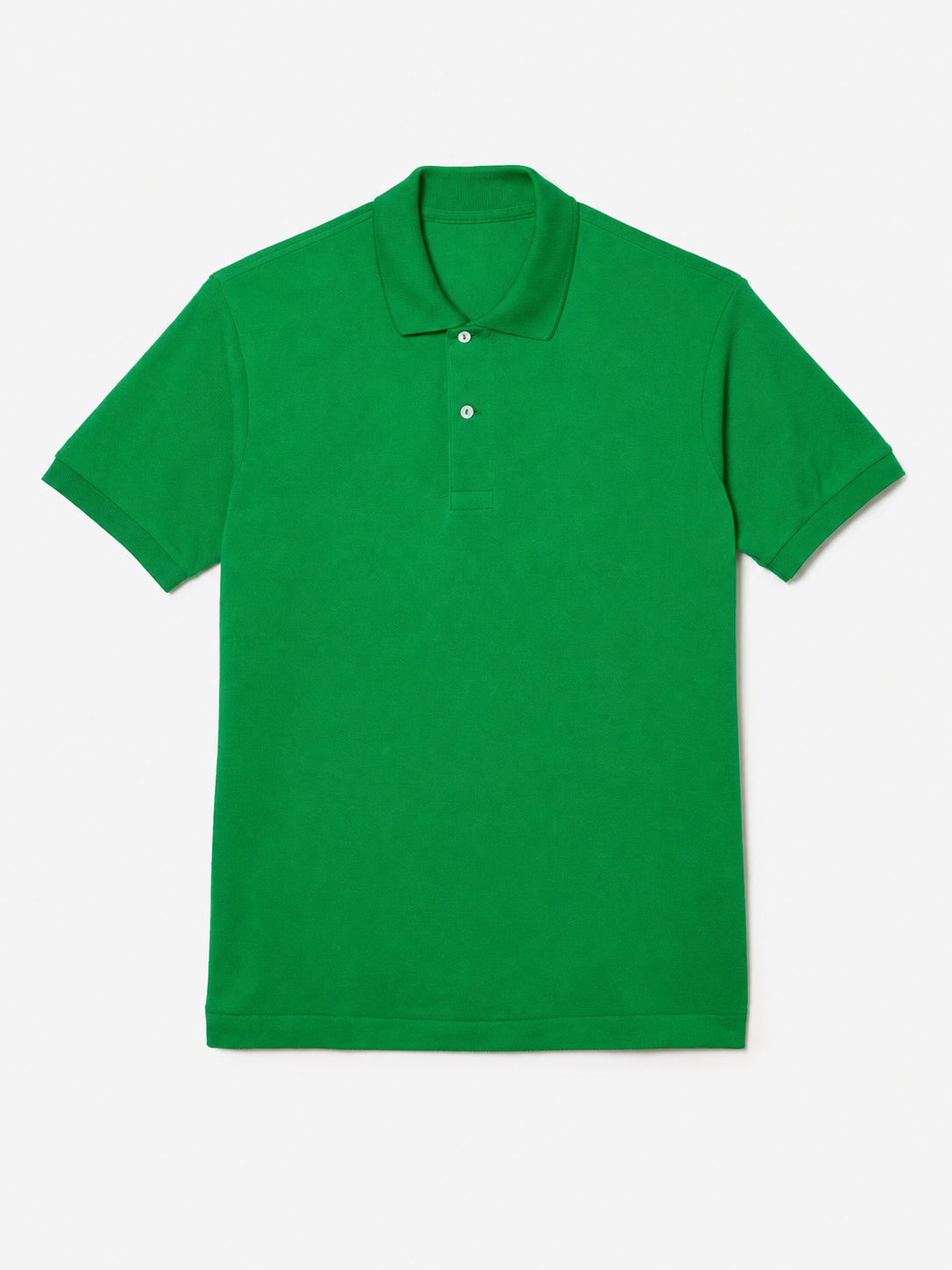 Men's classic fit textured cotton polo - Calathea