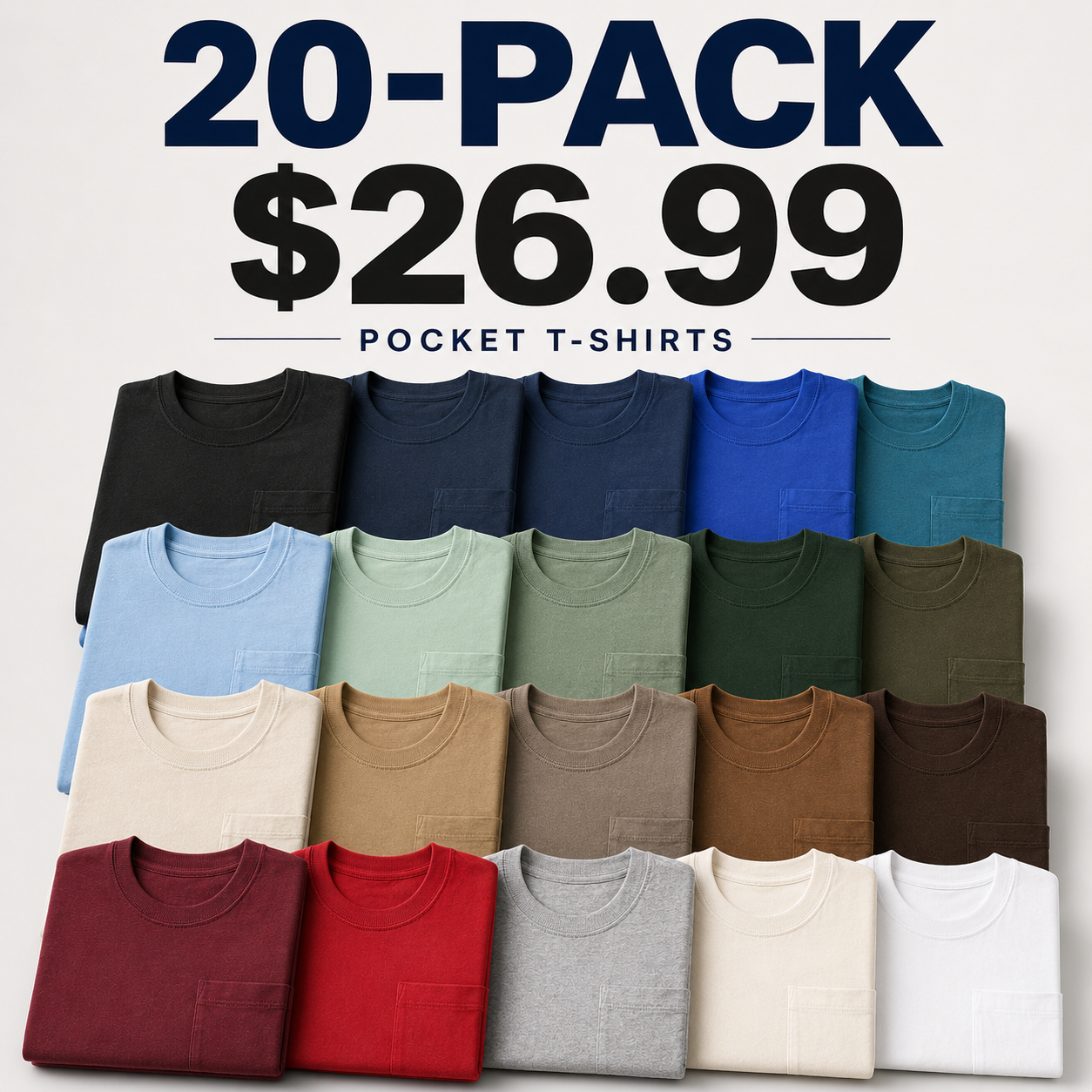Men's Heavyweight Relaxed-Fit Short-Sleeve Pocket Work T-Shirt