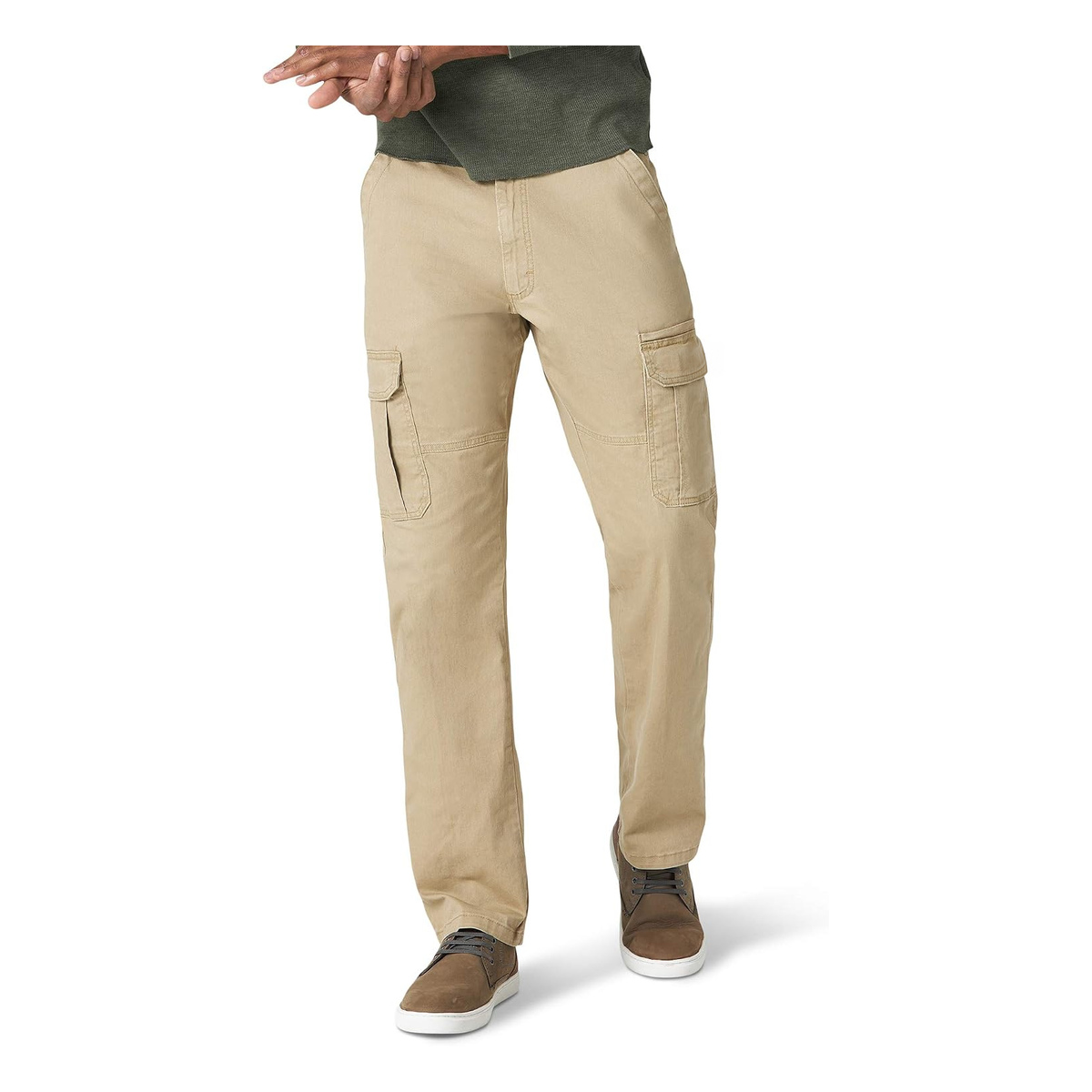 Men's Relaxed Fit Stretch Cargo Pants with 6 Pockets - Elmwood
