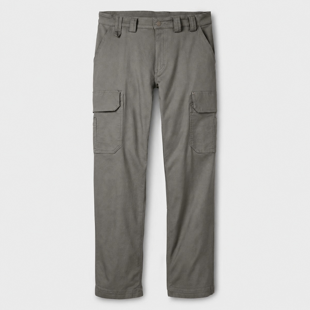 Men's Relaxed Fit Stretch Canvas Cargo Work Pants - Gunmetal