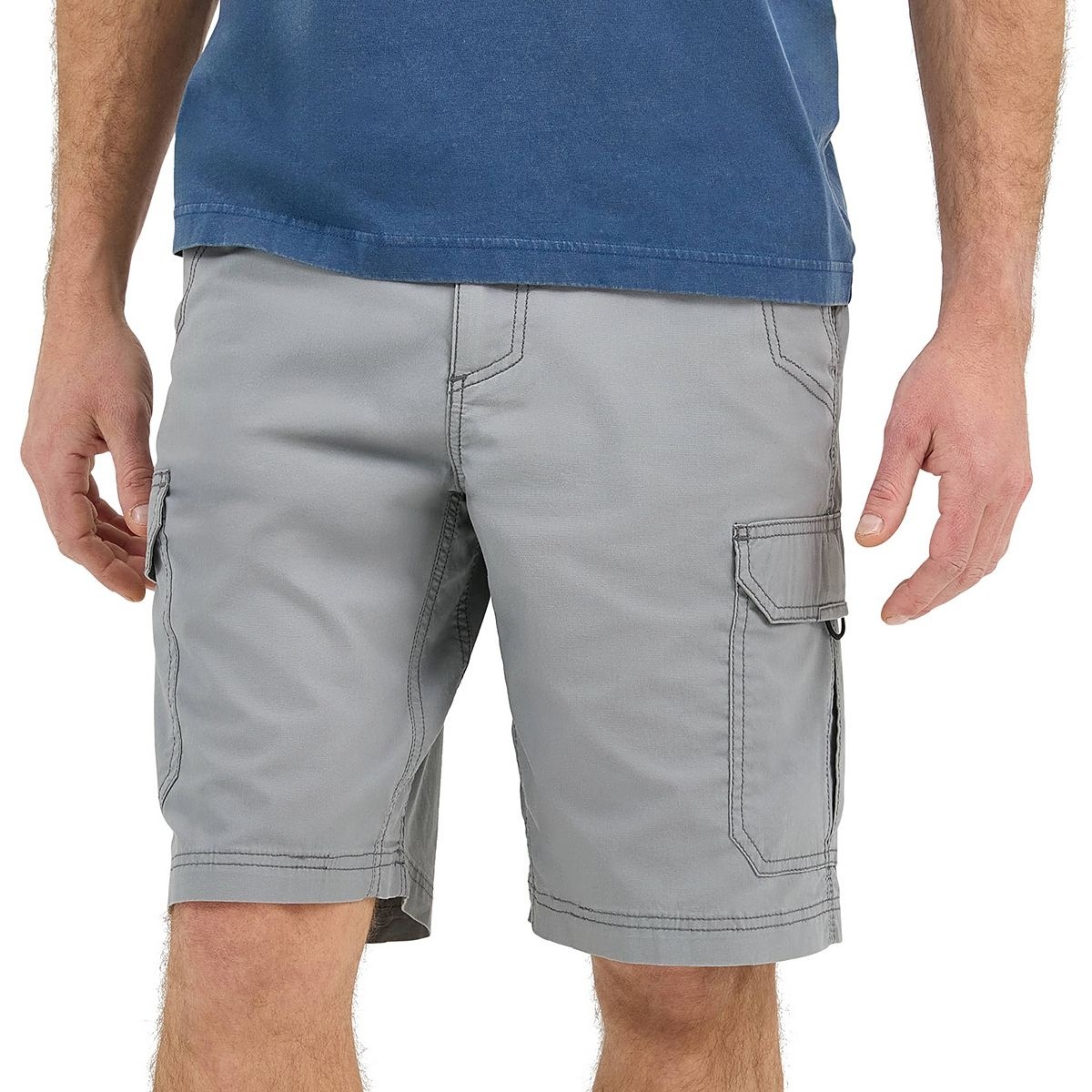Men's 10.5-Inch Stretch Cargo Shorts - Gray