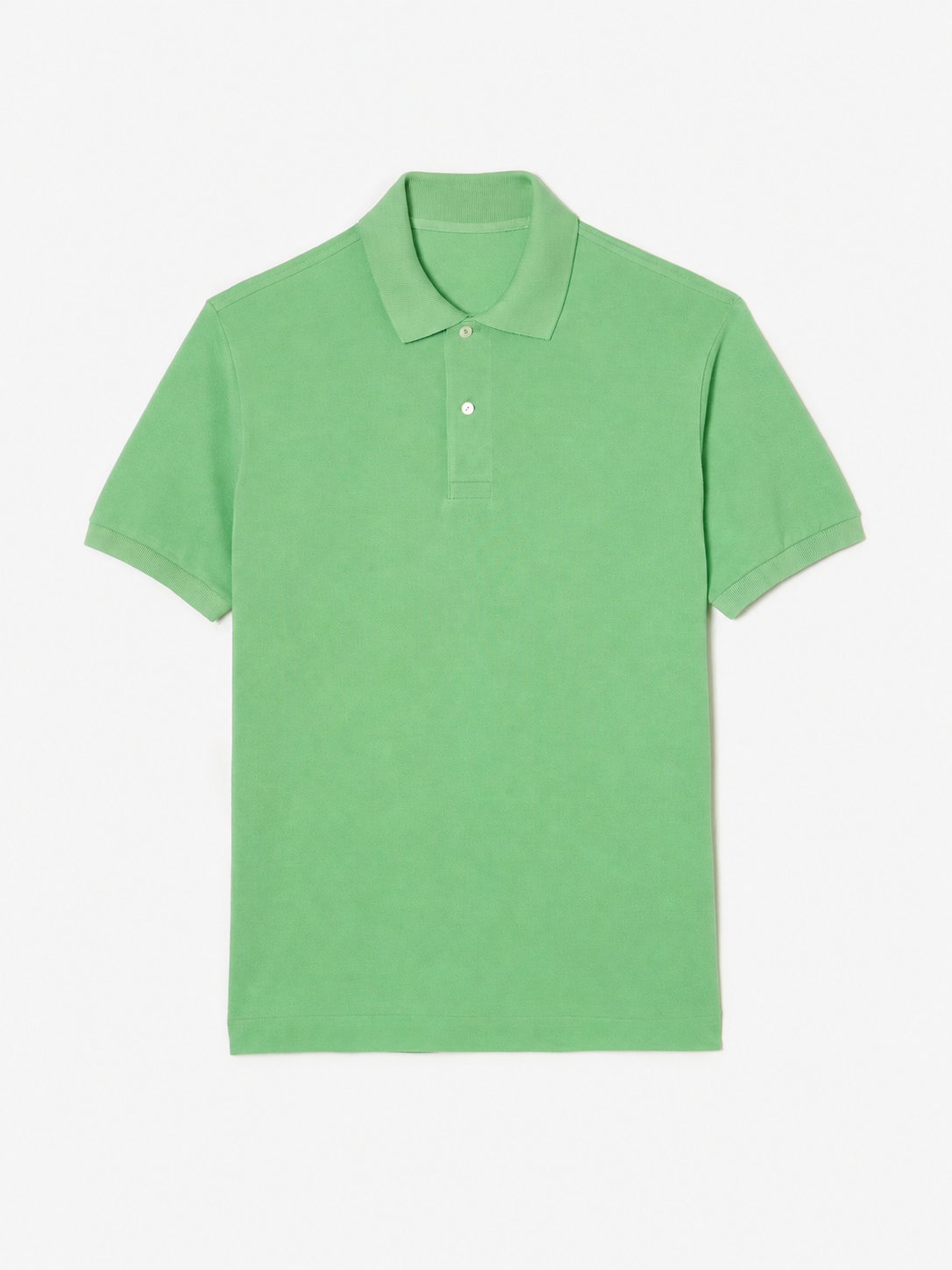 Men's classic fit textured cotton polo - Liamone
