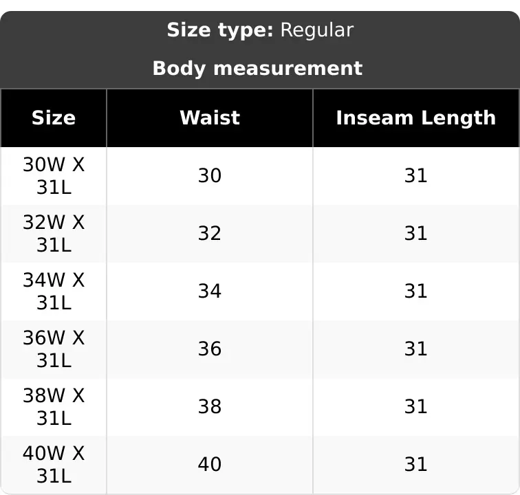 Men’s Heavyweight Fleece-Lined Stretch Chino Uniform Work Pants (31” Inseam)