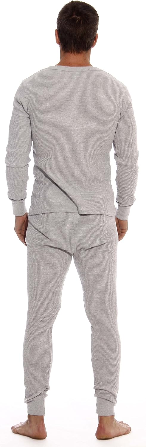 Men's Waffle-Knit Thermal Underwear Set - Detail 2